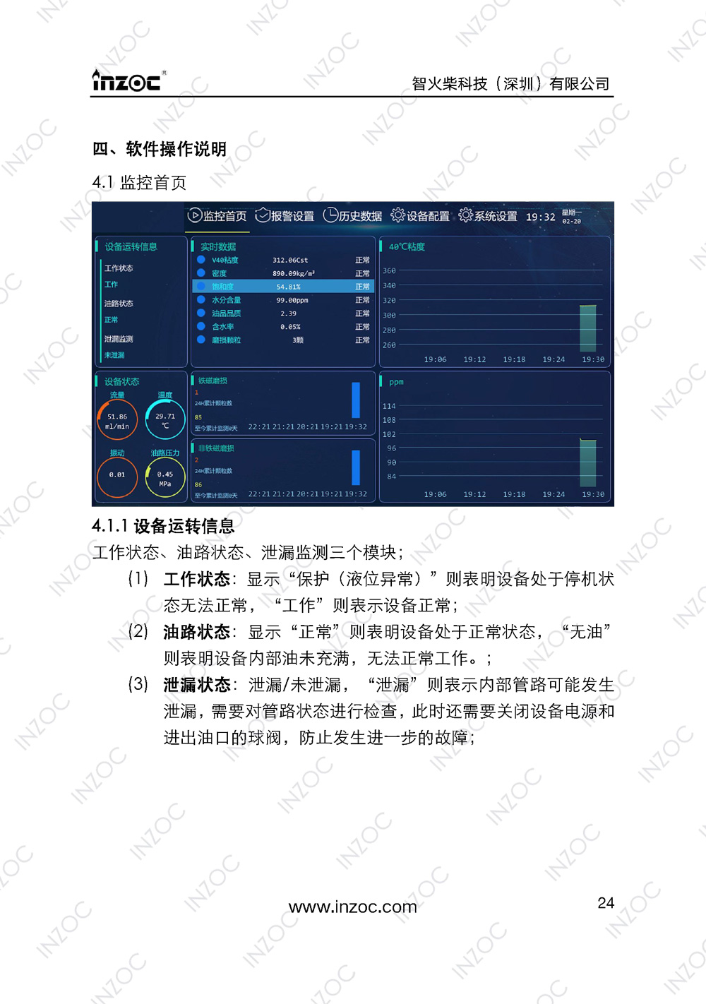 IOL-H智能型油液在線監測系統說明書